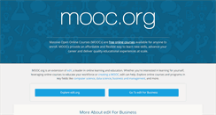 Desktop Screenshot of mooc.org