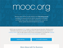 Tablet Screenshot of mooc.org